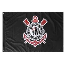 Bandeira Oficial do Corinthians 96 x 68 cm - 1 1/2 pano Bandeira Oficial do Corinthians 96 x 68 cm - 1 1/2 pano