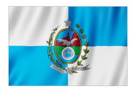 Bandeira Oficial Do Estado Do Rio De Janeiro 2 Panos - Jc Bandeiras