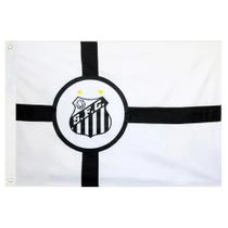 Bandeira Oficial do Santos 64 x 45 cm - 1 pano Bandeira Oficial do Santos 64 x 45 cm - 1 pano
