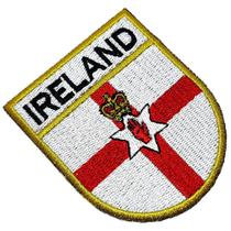 Bandeira País Irlanda do Norte Patch Bordada Termo Adesivo