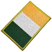 Bandeira País Irlanda Patch Bordada Termo Adesivo Para Boné Bandeira País Irlanda Patch Bordada Termo Adesivo Para Boné
