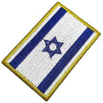 Bandeira País Israel Patch Bordada Termo Adesivo Para Camisa