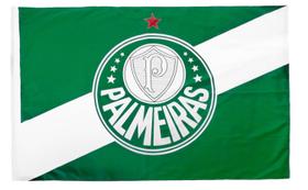 Bandeira Palmeiras Oficial Licenciada 2,5 Panos Grande JC Bandeiras 1,13x,160m Bandeira Palmeiras Oficial Licenciada 2,5 Panos Grande JC Bandeiras 1,13x,160m