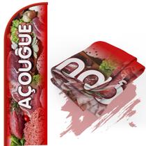 Bandeira Para Wind Banner Dupla Face (só tecido) Açougue Bandeira Para Wind Banner Dupla Face (só tecido) Açougue