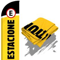 Bandeira Para Wind Banner Dupla Face (só tecido) Estacione