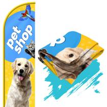 Bandeira Para Wind Banner Dupla Face (só tecido) Pet Shop