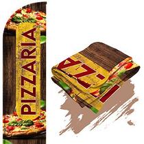 Bandeira Para Wind Banner Dupla Face (só tecido) Pizzaria