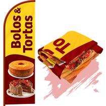 Bandeira Para Wind Banner (só tecido) Bolos e Tortas