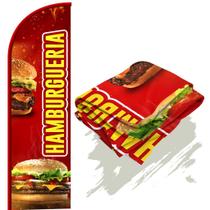 Bandeira Para Wind Banner (só tecido) Hamburgueria 2