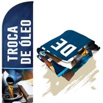 Bandeira Para Wind Banner (só tecido) Troca de Óleo