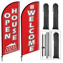 Bandeira Pena Justforjoyful Open House 165x55 cm Kit com 2 Bandeira Pena Justforjoyful Open House 165x55 cm Kit com 2