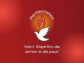 Bandeira Pentecostes Espírito Santo Pomba Fogo Uma Face 0,90x1,28m - Cod.469172