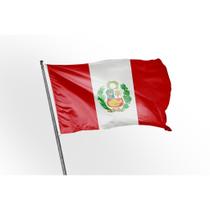 Bandeira Peru 1,50x0,90mt! Dupla Face! - Max Bandeiras