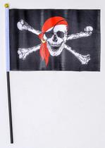Bandeira Pirata Pequena - Pct C/12 Und.
