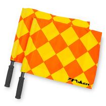 Bandeira Poker Quadriculada Para Árbitro - Par