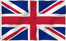 Bandeira Reino Unido Inglaterra 60x90cm - Dupla Face - Maranata Shofar