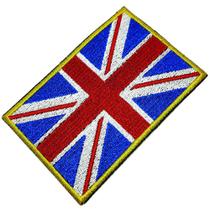 Bandeira Reino Unido Patch Bordada passar a ferro ou costura - BR44