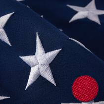 Bandeira RNGMC American de 0,9 x 1,5 m de poliéster fiado ultrardurável