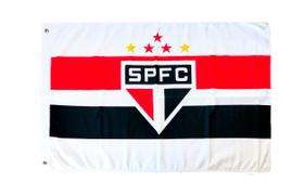 Bandeira São Paulo Fc 4 Panos Oficial (2,56x1,80m) - JC Flâmulas e Bandeiras