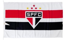 Bandeira São Paulo Fc Dupla-face Licenciada FAN - JC Flâmulas e Bandeiras
