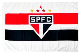 Bandeira São Paulo FC Oficial Licenciada 2 Panos - JC Flâmulas e Bandeiras