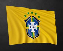 Bandeira Seleção Brasil Copa 80cmx140cm Tecido Oxford 100% Poliéster
