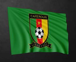 Bandeira Seleção Camarões Copa 80cmx140cm Tecido Oxford 100% Poliéster