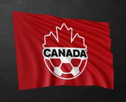 Bandeira Seleção Canadá Copa 80cmx140cm Tecido Oxford 100% Poliéster