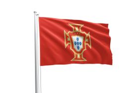 Bandeira Seleção Time Futebol Portugal Copa 90x150cm Oxford - PRESENTE-BRINDE