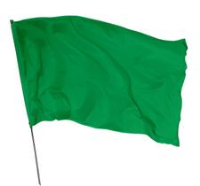 Bandeira Sublimada Cor Lisa Verde 1,50M X 1,0M Em Tecido - Prime Decor