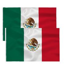 Bandeira TCTOHZNG Mexico National 90x150cm, poliéster, pacote com 2 unidades