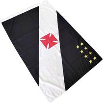 Bandeira Torcedor Licenciada Vasco 2 Panos (1 Face) Bandeira Torcedor Licenciada Vasco 2 Panos (1 Face)