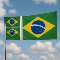 Bandeira TRIPLA Do Brasil 1,5 0x 0,60mt Enorme Exclusiva Limitada Comemoração Mundial Bandeira TRIPLA Do Brasil 1,5 0x 0,60mt Enorme Exclusiva Limitada Comemoração Mundial