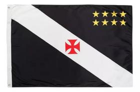 Bandeira Vasco Torcedor Oficial 2 Panos (1 Face) - JC Flâmulas