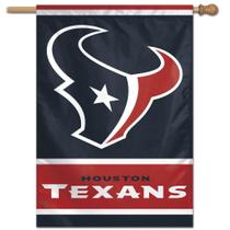 Bandeira Vertical 70x100 Logo Team Houston Texans