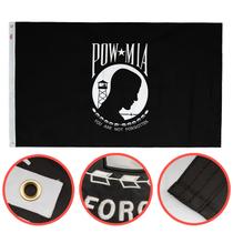Bandeira WINBEE POW MIA bordada em nylon de 2 x 3 pés com proteção UV