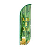 Bandeira Wind Banner Caldo Cana Dupla Face Somente Tecido