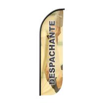 Bandeira Wind Banner Despachante Dupla Face Somente Tecido