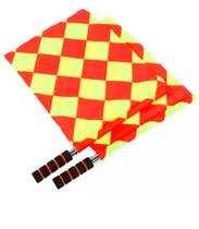 Bandeira Xadrez Arbitro Auxiliar Futebol 1 Par Pronta Entrega