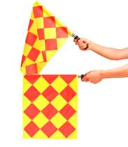 Bandeira Xadrez Arbitro Futebol Bandeirinha 1 Par Envio Express Bandeira Xadrez Arbitro Futebol Bandeirinha 1 Par Envio Express