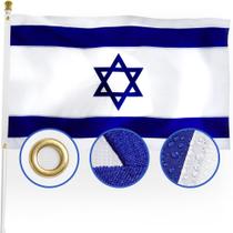 Bandeira XIFAN Israel Israelense de 3 x 5 pés ao ar livre em nylon 210D bordado Bandeira XIFAN Israel Israelense de 3 x 5 pés ao ar livre em nylon 210D bordado
