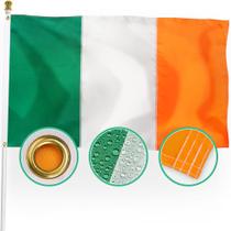 Bandeira: XIFAN Premium Nylon, Irlanda, Irlanda, 3x5 pés, exterior, 210D Bandeira: XIFAN Premium Nylon, Irlanda, Irlanda, 3x5 pés, exterior, 210D