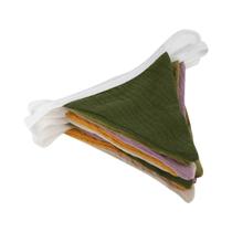 Bandeiras De Gaze De Algodão Laváveis Coloridas, Decoração Reutilizável Para Quarto Infantil, Festas Bandeiras De Gaze De Algodão Laváveis Coloridas, Decoração Reutilizável Para Quarto Infantil, Festas