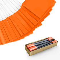 Bandeiras de marcação em mastro de bandeira Zozen 53 x 13 x 10 cm/pacote com 1000 unidades de laranja fluorescente