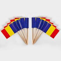 Bandeiras de palito de dente JAVD CYPS, bandeira da Romênia, 100 unidades