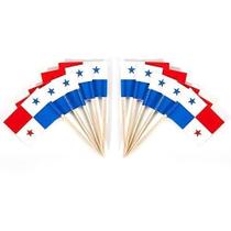 Bandeiras de palito de dente JAVD Panama Flag Panama 100 unidades
