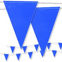 Bandeiras de segurança Pennant GUFJUCH 45 unidades de nylon de 100 pés 7 x 10 polegadas