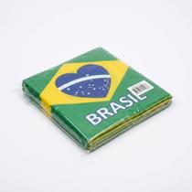Bandeiras do Brasil Plástico 30x45cm - Kit 50 Unidades