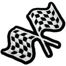 Bandeiras Racer CAR046T Patch Bordado para Macacão Kart Bandeiras Racer CAR046T Patch Bordado para Macacão Kart