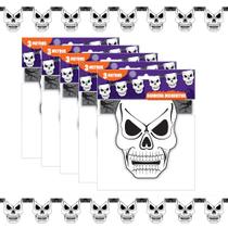 Bandeirinha Caveira Enfeite Decoração Festa dia Bruxas 15Mts Bandeirinha Caveira Enfeite Decoração Festa dia Bruxas 15Mts